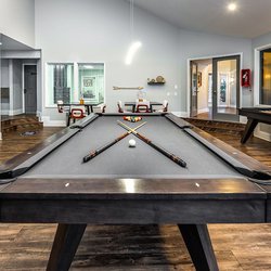 Billiards table in the Clubhouse at The Meridian, located in Jacksonville, FL